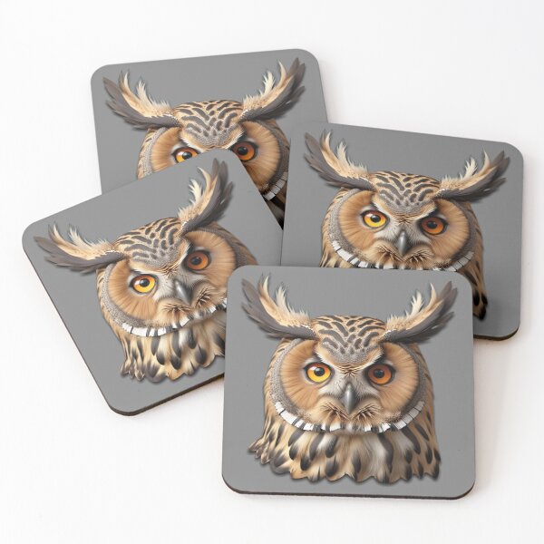 Item preview, OWL HEAD (#808080) designed and sold by Marlon Oseguera.