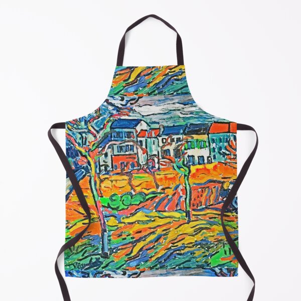 Item preview, Houses at Chatou by Maurice de Valminck (fauvist art digitally enhanced by WatermarkNZ Press) designed and sold by CristalleLisa.
