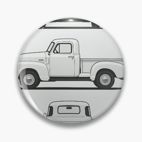 Artikelvorschau, 1948 Chevrolet 3100 Advance Design – Klassischer Pickup mit Dreifachansicht entworfen und verkauft von TheArtOfCar.