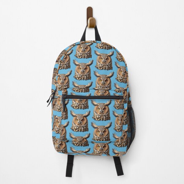 Item preview, OWL HEAD (#65B7DD) designed and sold by Marlon Oseguera.