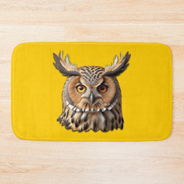 Item preview, OWL HEAD (#FFCC00) designed and sold by Marlon Oseguera.