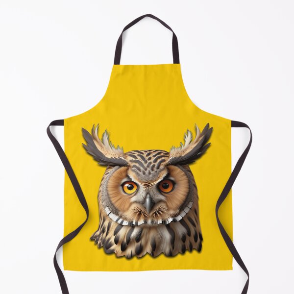 Item preview, OWL HEAD (#FFCC00) designed and sold by Marlon Oseguera.