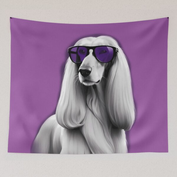 Item preview, Afghan Hound | Mysterious Shades designed and sold by purrfect pattern.
