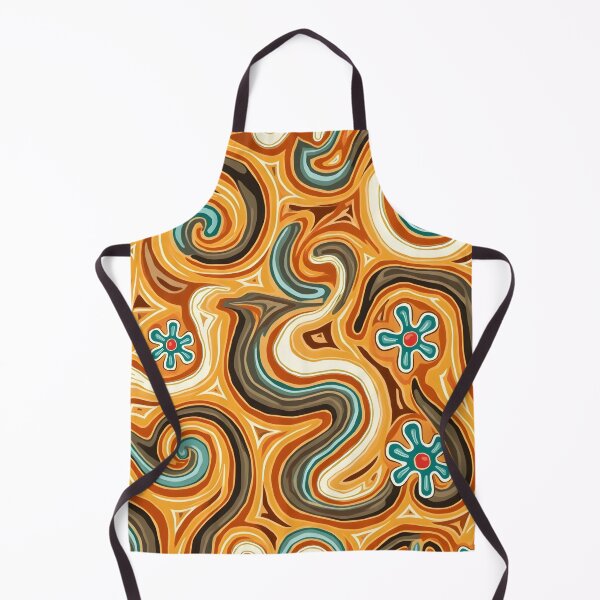 Item preview, Retro Swirl Floral Vibe designed and sold by Good Vibes .