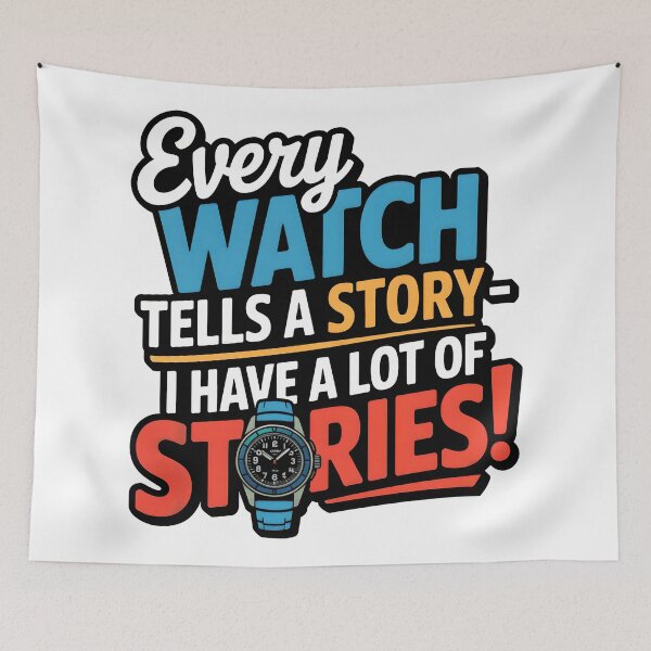 Item preview, Time Told Through Countless Watch Stories designed and sold by WatchesAndMore.