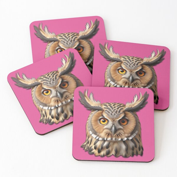 Item preview, OWL HEAD (#E14F90) designed and sold by Marlon Oseguera.