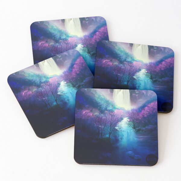 Item preview, Waterfall Blues designed and sold by Midnight Daze Studio.