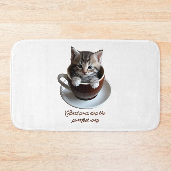Item preview, Cute Cat in Coffee Cup  designed and sold by Tienda-Vane.