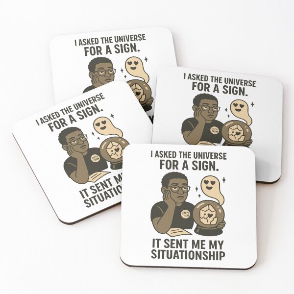 Item preview, Situationship Sign Queer Sticker – Funny LGBTQ Relationship Humor Design designed and sold by QueerCoreRiot.