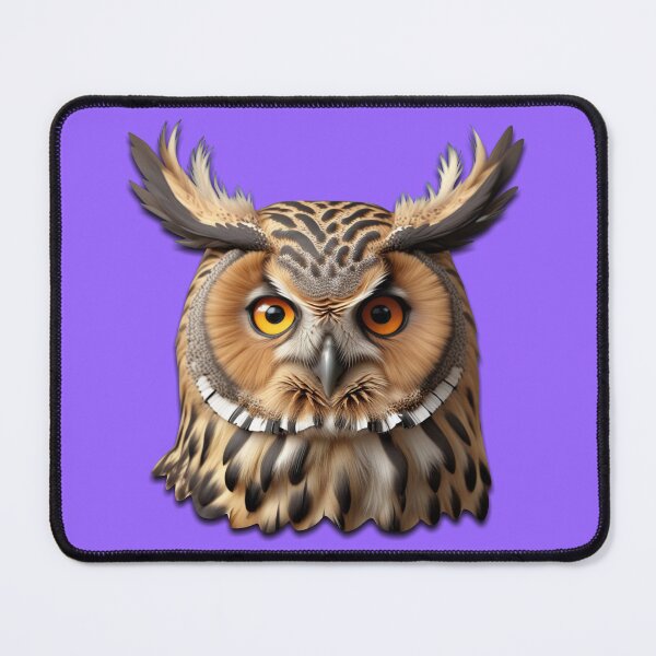 Item preview, OWL HEAD (#9966FF) designed and sold by Marlon Oseguera.