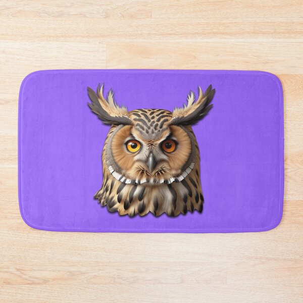 Item preview, OWL HEAD (#9966FF) designed and sold by Marlon Oseguera.