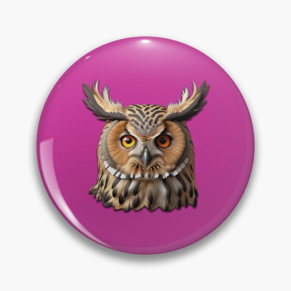 Item preview, OWL HEAD (#CC3399) designed and sold by Marlon Oseguera.