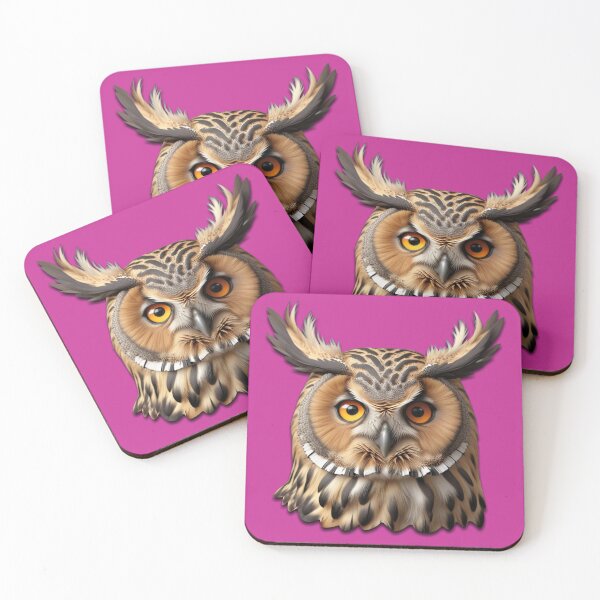 Item preview, OWL HEAD (#CC3399) designed and sold by Marlon Oseguera.