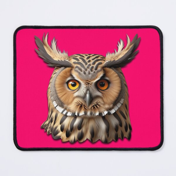 Item preview, OWL HEAD (#FF0066) designed and sold by Marlon Oseguera.