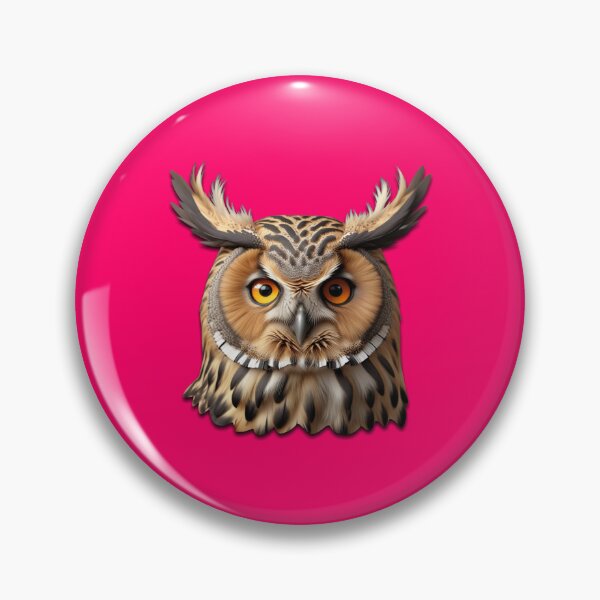 Item preview, OWL HEAD (#FF0066) designed and sold by Marlon Oseguera.