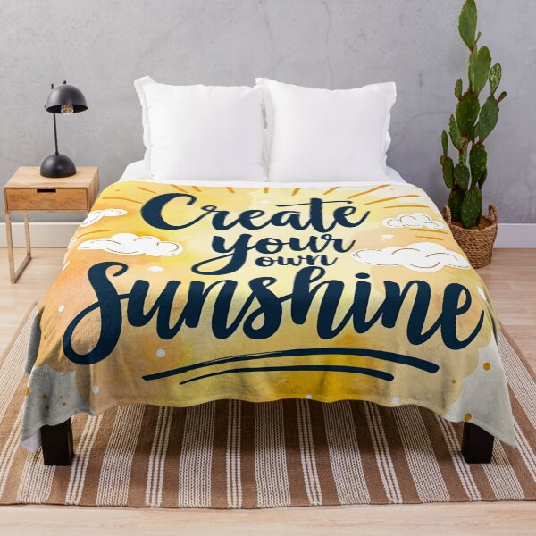 Item preview, Create Your Own Sunshine by NHK999 | Uplifting Positive Vibes designed and sold by nhk999.