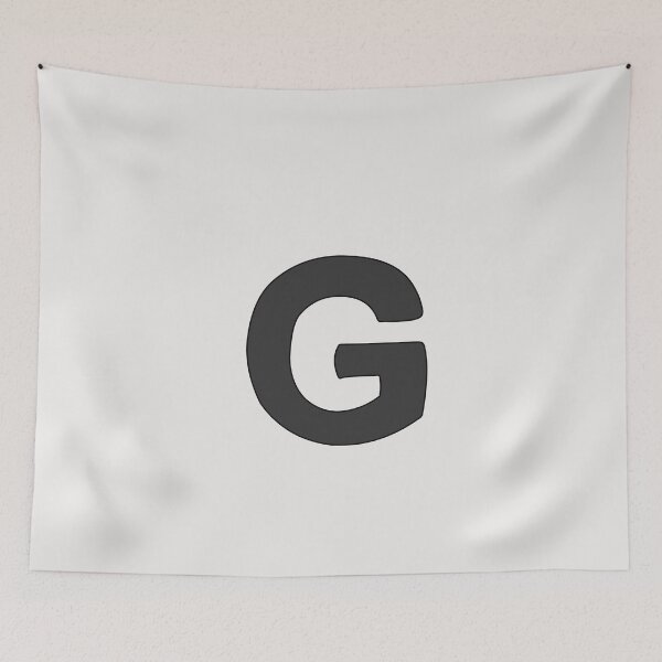 Item preview, letter g black designed and sold by ZiphGames.