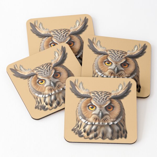 Item preview, OWL HEAD (#E6B97F) designed and sold by Marlon Oseguera.