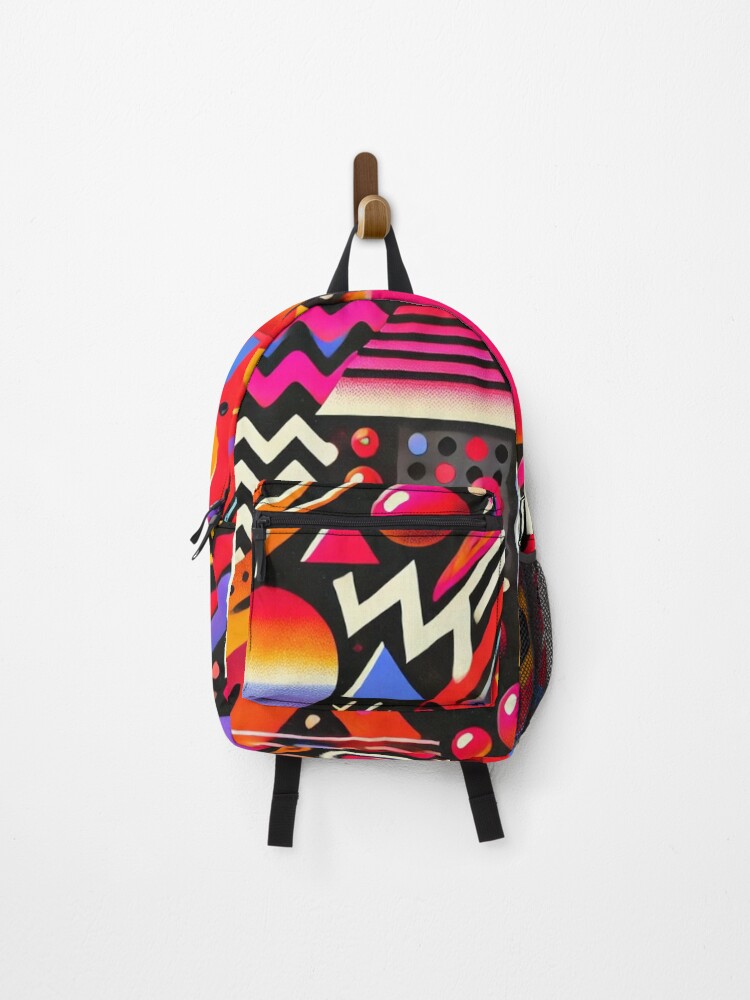 Thumbnail 1 of 3, Backpack, 90s pattern designed and sold by TEEJAMBOREE.