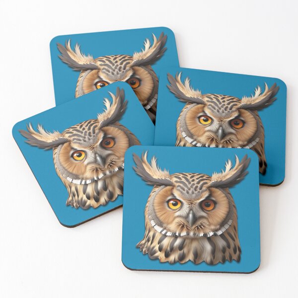 Item preview, OWL HEAD (#027CAD) designed and sold by Marlon Oseguera.