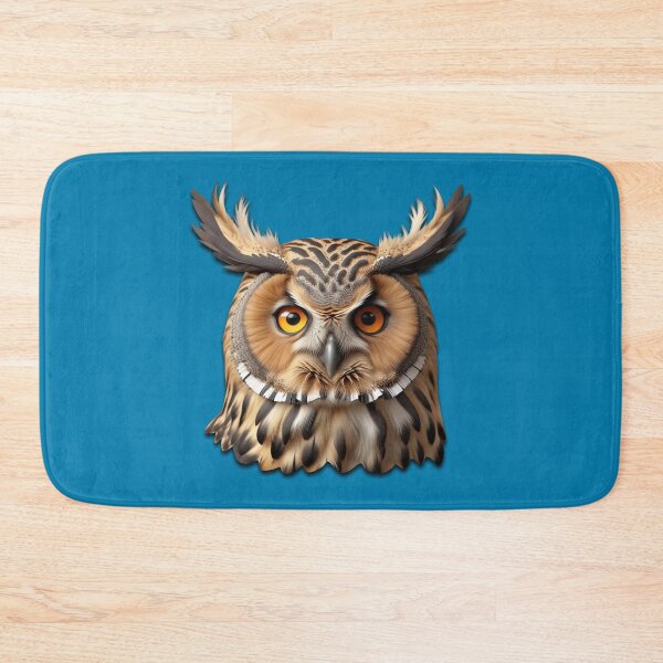 Item preview, OWL HEAD (#027CAD) designed and sold by Marlon Oseguera.