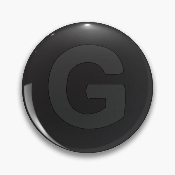 Item preview, letter g black designed and sold by ZiphGames.