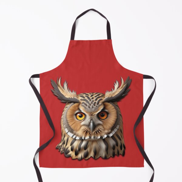 Item preview, OWL HEAD (#C42A2A) designed and sold by Marlon Oseguera.