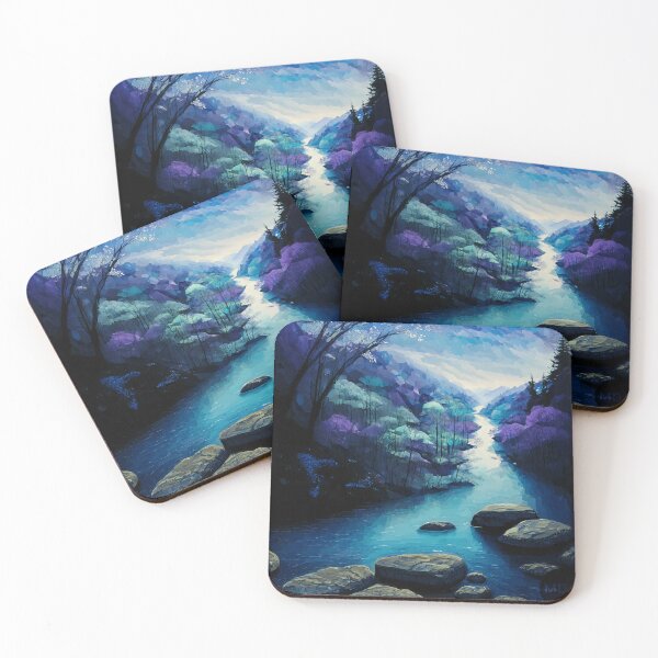Item preview, Rocky Blue River designed and sold by Midnight Daze Studio.