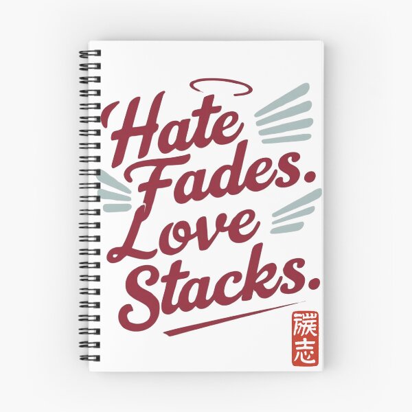 Item preview, Hate fades. Love stacks designed and sold by 50ファイターJP.
