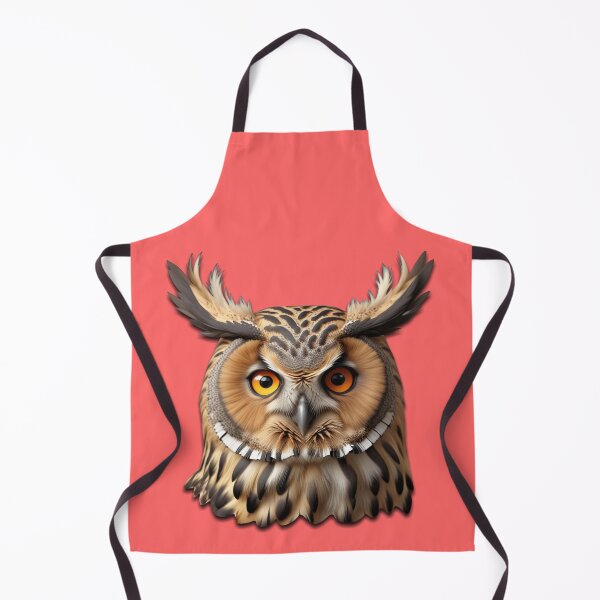 Item preview, OWL HEAD (#FF6666) designed and sold by Marlon Oseguera.