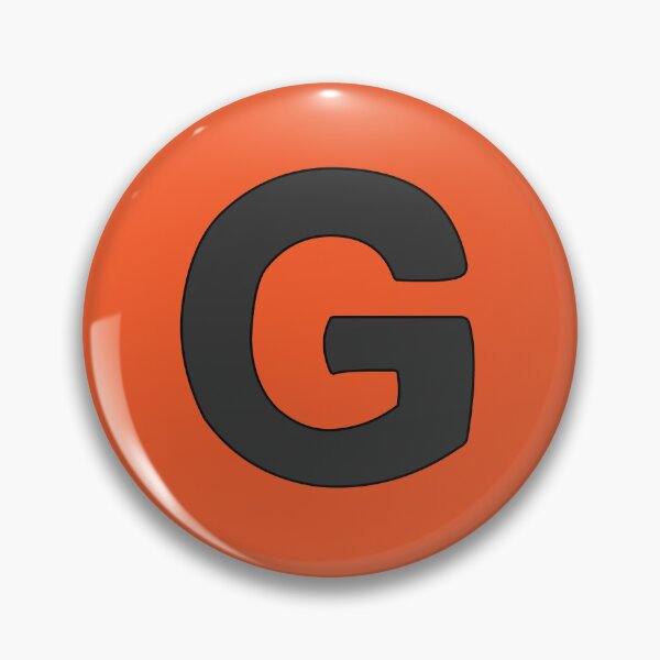 Item preview, letter g black designed and sold by ZiphGames.