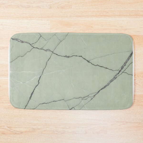 Item preview, A light green marble surface with dark gray and white fracture lines designed and sold by homydesign.