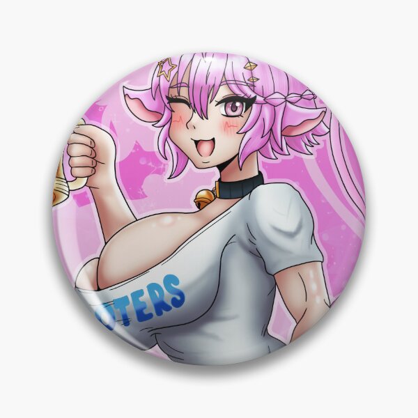 Item preview, Moo Merrily (Mooters) Pink Illustration designed and sold by ArtBubba1722.