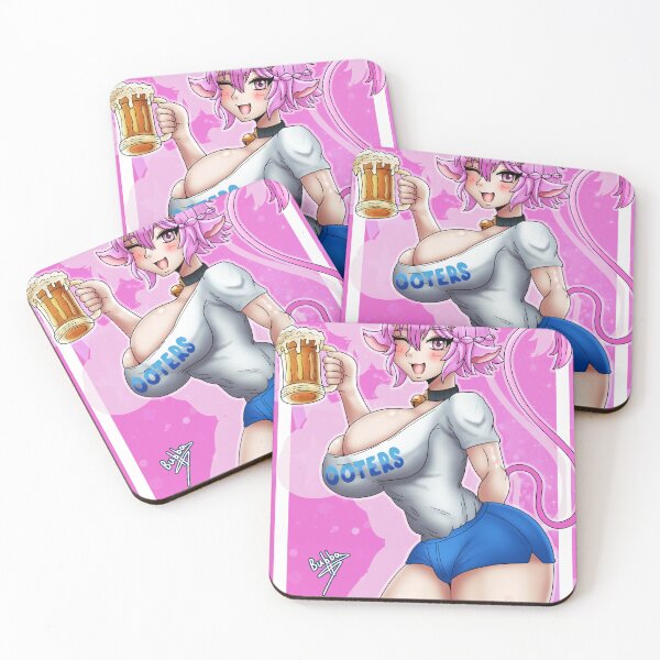 Item preview, Moo Merrily (Mooters) Pink Illustration designed and sold by ArtBubba1722.