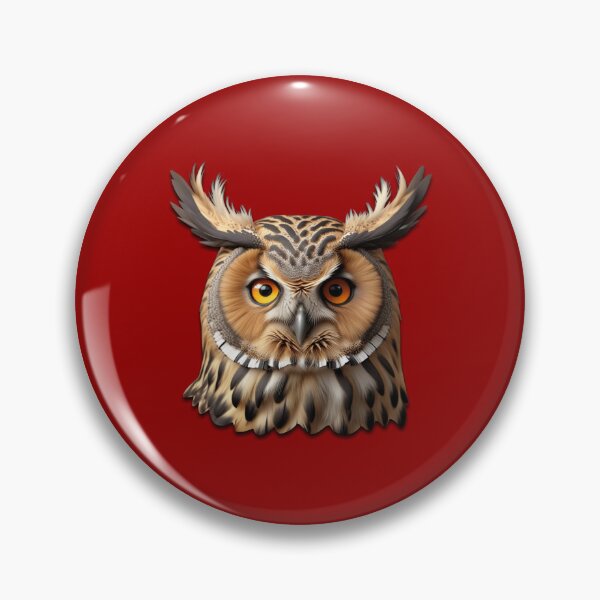 Item preview, OWL HEAD (#990000) designed and sold by Marlon Oseguera.