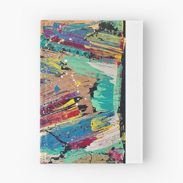 Item preview, "Torn" Gold, teal, purple, blue, pink & yellow abstract art designed and sold by IICents.
