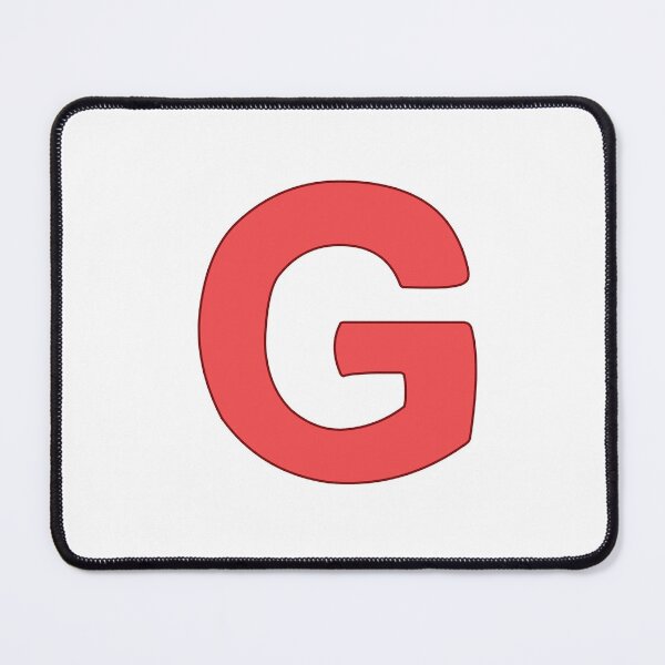 Item preview, letter g red designed and sold by ZiphGames.