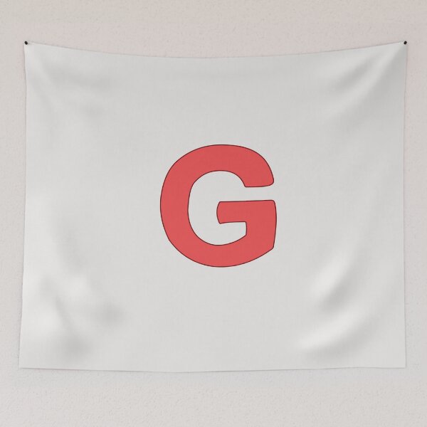 Item preview, letter g red designed and sold by ZiphGames.