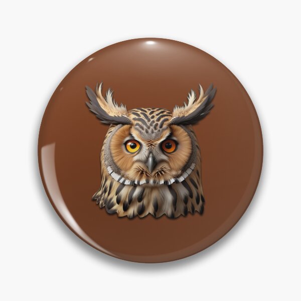 Item preview, OWL HEAD (#793C1D) designed and sold by Marlon Oseguera.
