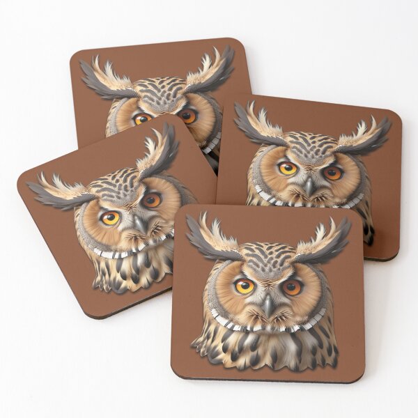 Item preview, OWL HEAD (#793C1D) designed and sold by Marlon Oseguera.