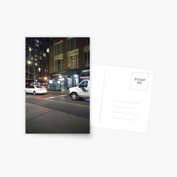 Van, #Van, Manhattan, #Manhattan, New York, #NewYork, NYC, #NYC, New York City, #NewYorkCity Postcard