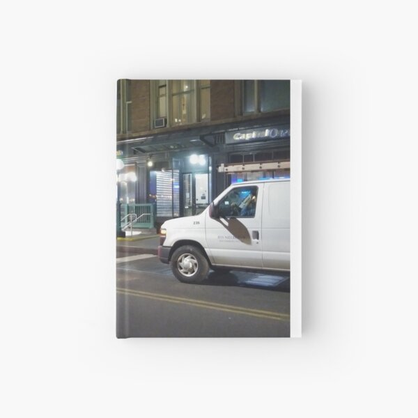 Van, #Van, Manhattan, #Manhattan, New York, #NewYork, NYC, #NYC, New York City, #NewYorkCity Hardcover Journal