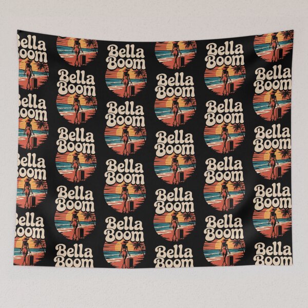 Item preview, Sunset Escape with Bella Boom – Retro Summer Vibes for Wanderlusters designed and sold by Taans-Creation.