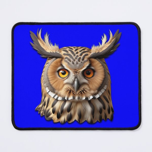 Item preview, OWL HEAD (#0000FF) designed and sold by Marlon Oseguera.