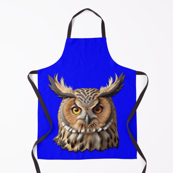 Item preview, OWL HEAD (#0000FF) designed and sold by Marlon Oseguera.