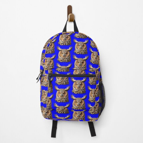 Item preview, OWL HEAD (#0000FF) designed and sold by Marlon Oseguera.