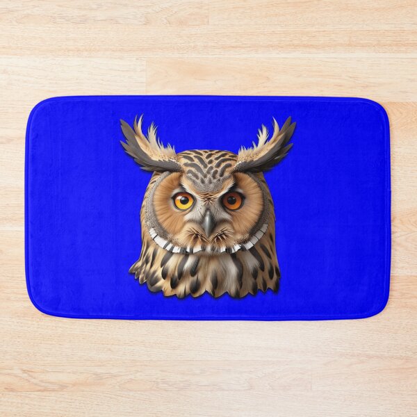 Item preview, OWL HEAD (#0000FF) designed and sold by Marlon Oseguera.
