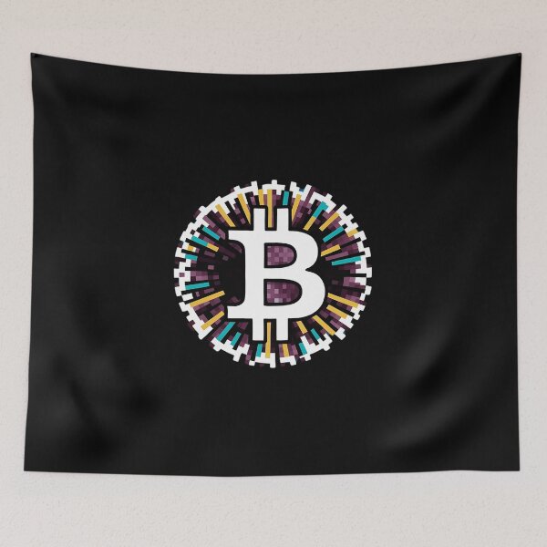 Item preview, Bitcoin Trace – Clean Crypto Line Art designed and sold by RadDeck.