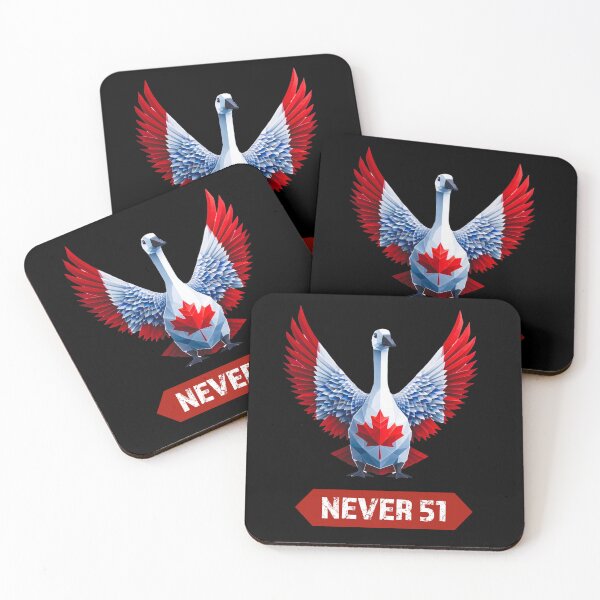 Item preview, Canada Never 51, Elbows Up Proud Canadians Canada Is Not For Sale Strong And Free Will Never Be Any State designed and sold by 519xdesign.