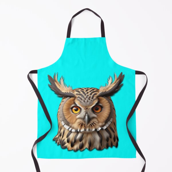 Item preview, OWL HEAD (#00FFFF) designed and sold by Marlon Oseguera.